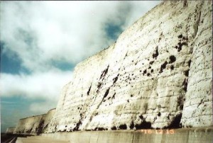 Eastbourne cliffs. 